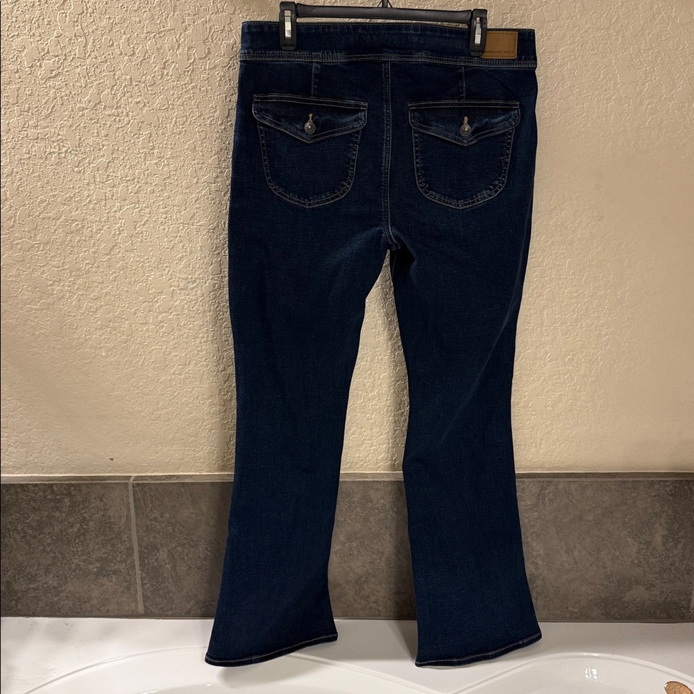 American Eagle Next Level Low-Rise Kick Bootcut Jeans - Picture 9 of 9